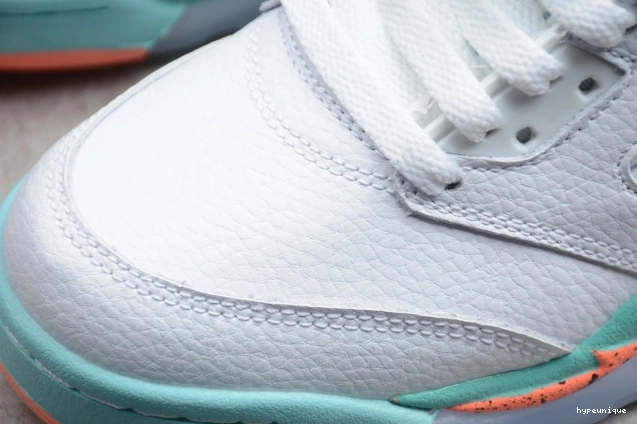 HYPE 440892-100 Light GS Air Jordan 5 Aqua 0701